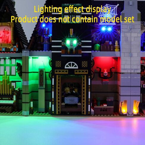 مجموعة LED LED للمنزل المسكون - متوافق مع مجموعة LEGO Creator Fairground Collection 10273 Model Building Builds (مجموعة غير متضمنة) in Saudi Arabia