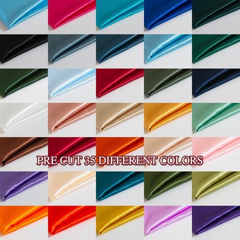 Q&J Fabric Co. 15pcs 10 "× 8" ساتين فسين فسين ربع ربع مربعات لحاف مسبقة الحافز ألواح متنوعة ألواح اللحف النسيج لأكياس الدمية والخياطة وسائد الترقيع DIY in Kuwait