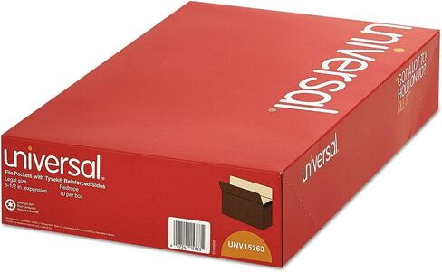 Universal UNV15363T 5.25 in. التوسع الحجم القانوني توسيع جيوب الملفات - redrope (10/box) in Saudi Arabia