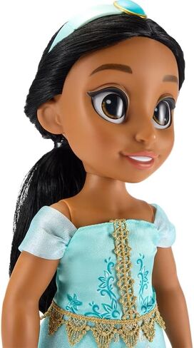 Disney Store الرسمي Rapunzel ذات مرة على قصة دمية - 16 بوصة ألعاب ديزني الأميرة التي تتميز بعيون عاكسة مع تلميذ ثلاثي الأبعاد وإيريس ، والأزياء التفصيلية ، ومشط الشعر والأحذية - يأتي في صندوق العرض in Saudi Arabia