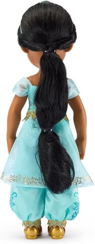 Disney Store الرسمي Rapunzel ذات مرة على قصة دمية - 16 بوصة ألعاب ديزني الأميرة التي تتميز بعيون عاكسة مع تلميذ ثلاثي الأبعاد وإيريس ، والأزياء التفصيلية ، ومشط الشعر والأحذية - يأتي في صندوق العرض in Saudi Arabia