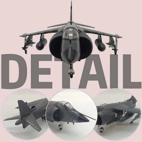 1:72 Scale Bomber Model Airplane Harrier Fighter Jet Model Attack Plane Military Model Plane Collection Plane for Gifts in Saudi Arabia