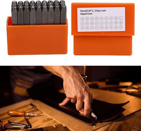Srliya Font Stamp Stamp Strets Letters Carbon Steel Confl Attistic Attistic Attists ، ALPHABET A Z لختم المعادن ، مع صلابة عالية in Kuwait