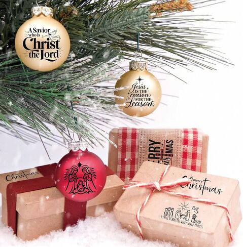 96Pcs Christmas Nativity Decals Stickers for Crafts Vinyl Christmas Word Stickers for Glass Jars Nativity Mason Jar Decals Sticker for Ornaments Ball Glass Cup Bottle Decor(love96) in Saudi Arabia