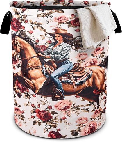 Highlandcow Sunflower Laundry Basket Laundry Hamper With Handles Collapsible Laundry Baskets Storage Basket For Room Bathroom Bedroom Decor in Kuwait