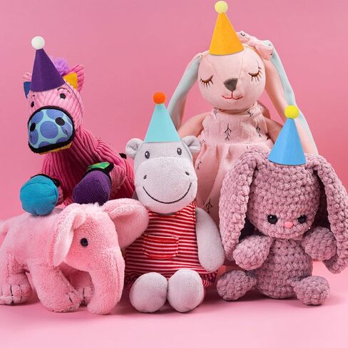 6PCS Mini Party Hats for Stuffed Animals, Stuffed Animal Party Hats, Birthday Partys Cone Hat, Dog Birthday Hat Set for Small Medium Dogs Cat Puppies in Saudi Arabia