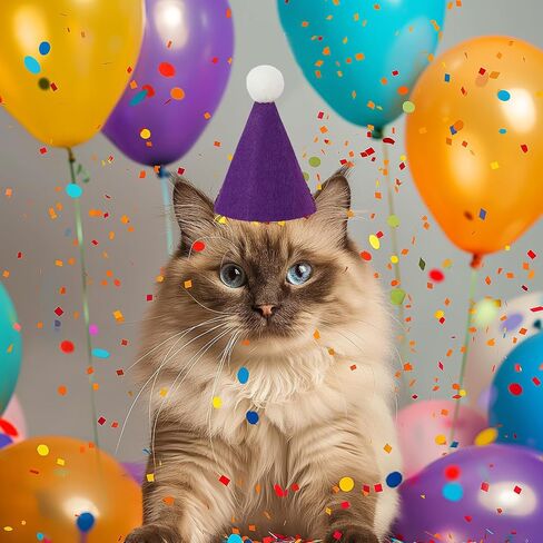 6PCS Mini Party Hats for Stuffed Animals, Stuffed Animal Party Hats, Birthday Partys Cone Hat, Dog Birthday Hat Set for Small Medium Dogs Cat Puppies in Saudi Arabia