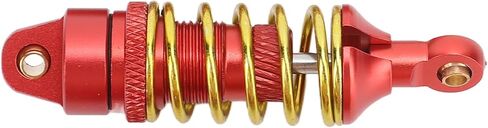 4Pcs RC Car Shock Absorber Aluminum Alloy Stable High Elasticity Front Rear Shock Damper for TRAXXAS E Revo 1/16 RC Car (Red) in Saudi Arabia