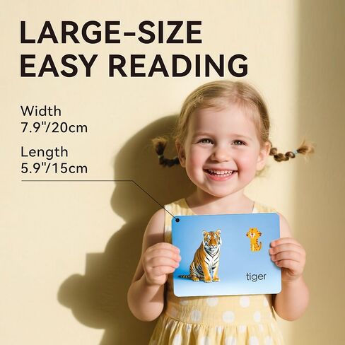 Dotimo Alphabet Picture بطاقات ذاكرية ، 26 بطاقات تعلم أحرف كبيرة وأحرف صغيرة للأطفال الإدراك ، ABC Montessori أداة التعلم المبكر للأطفال الصغار ، الفصول الدراسية والنشاط المنزلي in Kuwait