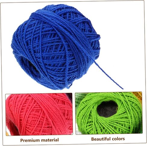 Stobok 16 Rolls Cross Stitch الخيط الكروشيه الخيط متعدد الوظائف تطريز سلسلة ترسيرية DIY تطريزات خيط تطريزات تصنيع خيط الخيط القطن in Saudi Arabia