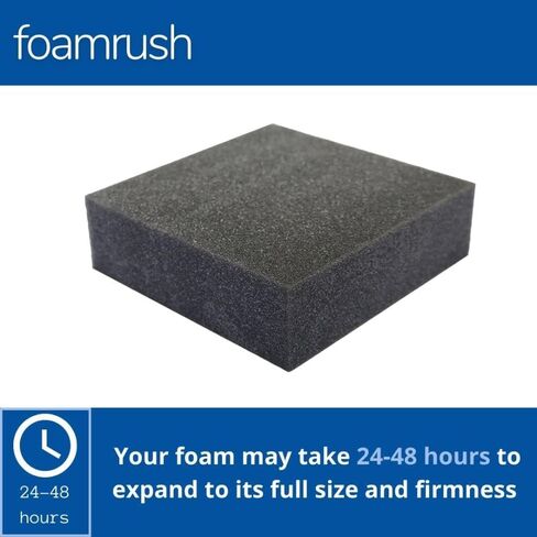Foamrush 5 "× 34" × 34 "وسادة رغوة تنجيد عالية الكثافة (ورقة تنجيد ، حشو رغوة ، استبدال المقعد ، استبدال وسادة الكرسي ، رغوة مربعة ، وسادة مقعد على كرسي متحرك) مصنوعة في الولايات المتحدة الأمريكية in Saudi Arabia