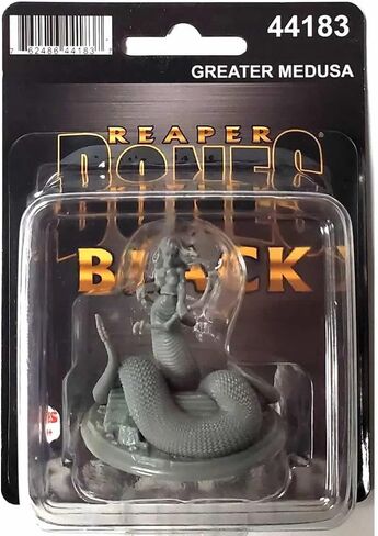 REAPER Greater Medusa Miniature 25mm Heroic Scale Figure Bones Black Miniatures in Saudi Arabia