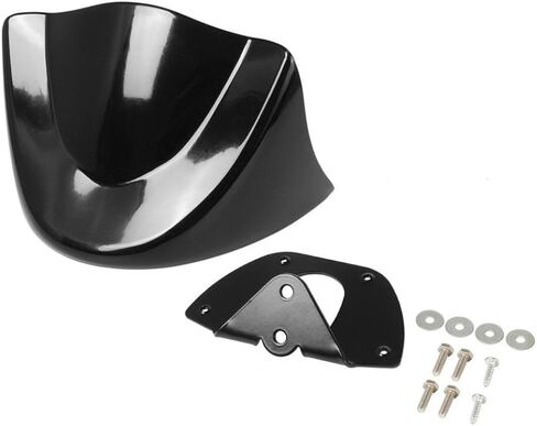 Front Spoiler Fairing Cover Compatible with FXD Fat Bob Wide Models 2006 2017 in Red and Matte Black Finish(Matte Black) in Saudi Arabia