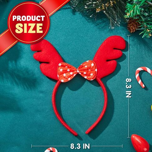 JOYIN 14 PCS Christmas Headbands with Different Designs Party Holiday Headbands for Kids Women Men Christmas Holiday Parties Favors (ONE Size FIT ALL) in Saudi Arabia