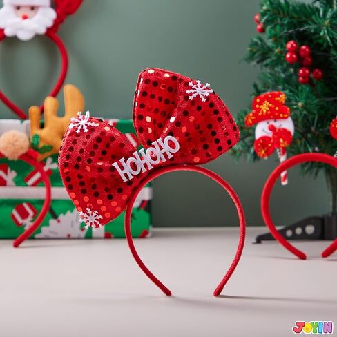 JOYIN 14 PCS Christmas Headbands with Different Designs Party Holiday Headbands for Kids Women Men Christmas Holiday Parties Favors (ONE Size FIT ALL) in Saudi Arabia