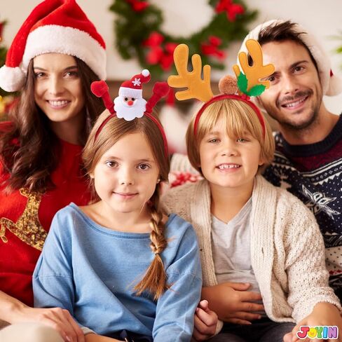 JOYIN 14 PCS Christmas Headbands with Different Designs Party Holiday Headbands for Kids Women Men Christmas Holiday Parties Favors (ONE Size FIT ALL) in Saudi Arabia