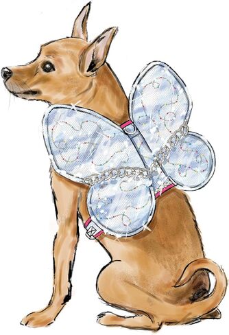Simplicity Lightly Padded Dog Harness with Wings Sewing Pattern Packet by Carla Reiss, Design Code S9875, Sizes S-M-L, Multicolor in Saudi Arabia
