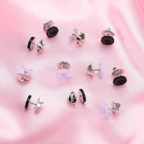 20 Pack 12mm No-Sew Buttons Detachable Reusable Shirt Buttons for Clothes Coats Dresses Quick Easy DIY Button Solution for Repair DIY Crafts Costume Making Decorative Brooch Pins in Black White in Saudi Arabia