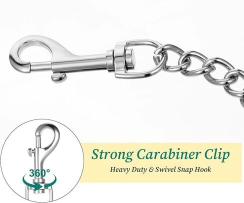 مقطع السلامة من طوق الكلب المعدني 2 حزمة من الفولاذ المقاوم للصدأ احتياطيًا ثقيلًا للياقة الشق in Kuwait