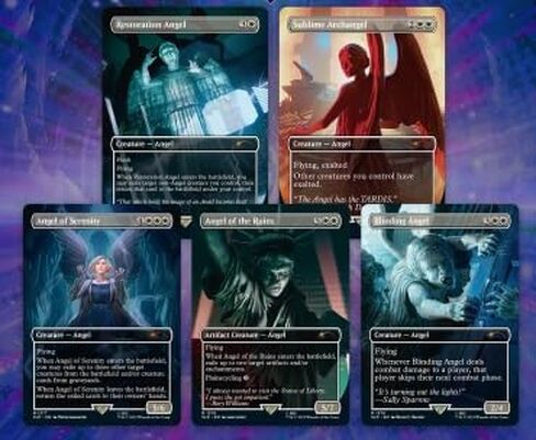 السحر: The Gathering Secret Lair: Secret Lair X Dr Who: The Webing Angels Non-Foil Edition! in Saudi Arabia