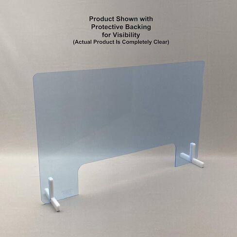 Cakesafe - (1) 30 "Wide × 20" عالي ، عداد واقٍ من حاجز أمان حارس العطس الأكريليك ، ولوحة واحدة مع فتحة 18 "× 5" ، ودعمان قويان. in Kuwait