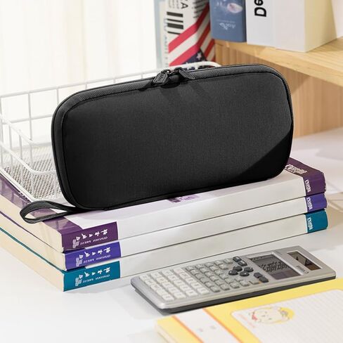 Rolin Roly Multi-function Pencil Case Pencil Box Large Capacity Pen Case Holder for Women Pen Bag Organizer with Zipper (brown) in Saudi Arabia