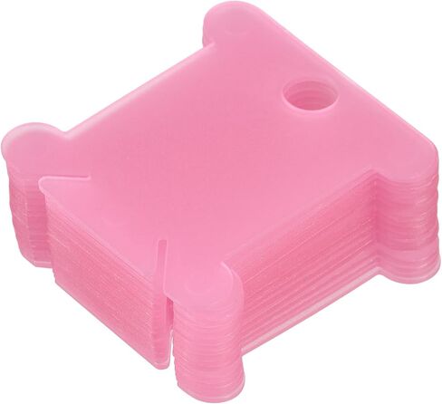 M Meterxity 100 PCS Plastic Floss Prosbins - حامل بطاقة خيط القطن ينطبق على تخزين الخياطة/التطريز/الصليب (الأخضر) in Saudi Arabia
