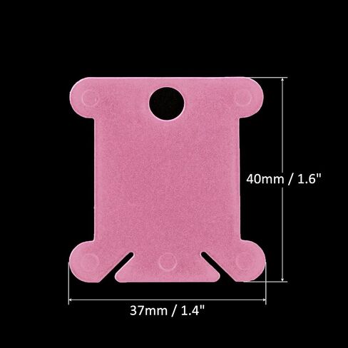 M Meterxity 100 PCS Plastic Floss Prosbins - حامل بطاقة خيط القطن ينطبق على تخزين الخياطة/التطريز/الصليب (الأخضر) in Saudi Arabia