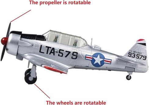 1:72 Alloy USA 1953 T6 LT-6G Texan Fighter Model Aircraft Model Simulation Aviation Science Exhibition Model in Saudi Arabia
