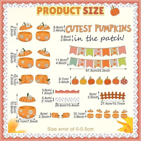 111 PCS Fall Bulletin Board Fall Photo DIY Pumpkin Classroom Decorations Maple Leaves Pumpkins Attouts for Bulletin Board Attgiving Autumn Classroom School Wall Party Decoration in Saudi Arabia