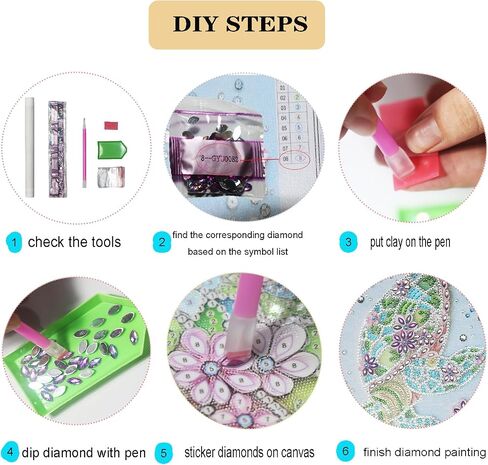Hummingbird Special Shape Diamond Art Kits for Beginners,5D Small Diamond Painting Kits for Adults,DIY Flowers Paint with Diamonds Dots Crystal Rhinestones Gem Art and Crafts 11.8 X 11.8inch in Saudi Arabia