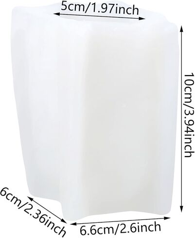 3D Maple Leaf Cylinder Candle Silicone Mold Autumn Leaves Candle Molds for Candles Making Resin Casting Aromatherapy Candles Wax Polymer Clay Home Decoration in Kuwait