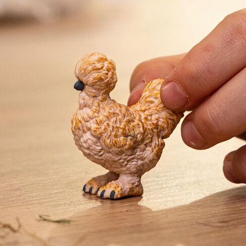Schleich Farm World - لطيف ، 2 "لعبة الدجاج السيلي للأطفال. ألعاب تمثال للحيوانات واقعية للبنين والبنات. in Saudi Arabia