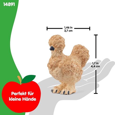 Schleich Farm World - لطيف ، 2 "لعبة الدجاج السيلي للأطفال. ألعاب تمثال للحيوانات واقعية للبنين والبنات. in Saudi Arabia