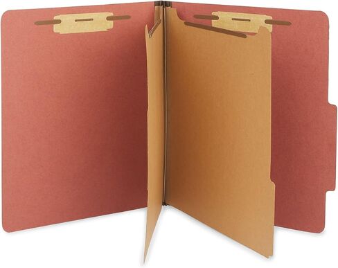 Staples Recycled Classification Folders, Letter, 2 Partitions, Blue, 20/Box in Saudi Arabia
