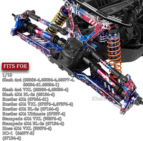 RC الألومنيوم الخلفي التعليق الخلفي ترقيات A-ARMS جزء ل 1/10 SLASH/ROSTLER/Stampede/Hoss/X0-1 4x4 4WD VXL ، قفزة الأسلحة تعليق سبائك ، أحمر (#3655) in Saudi Arabia