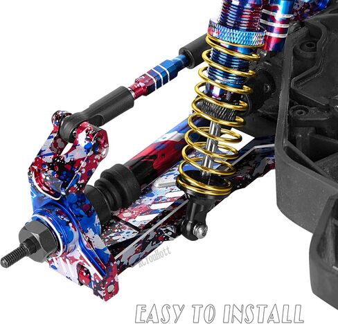 RC الألومنيوم الخلفي التعليق الخلفي ترقيات A-ARMS جزء ل 1/10 SLASH/ROSTLER/Stampede/Hoss/X0-1 4x4 4WD VXL ، قفزة الأسلحة تعليق سبائك ، أحمر (#3655) in Saudi Arabia