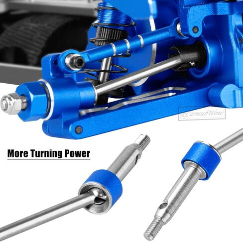 RC Upgrades Part for L0S1 1/24 Micro-B,1/28 Micro-T,Driveshafts,Shocks,Shock Towers,A Arms,Caster Blocks,Steering Block,Stub Axle Carriers,Turnbuckles,Bearing & Screw Set,Navy Blue in Saudi Arabia