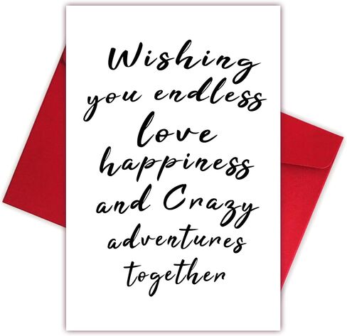 Funny Wedding Card for Bride Groom, Adult Humor Dirty Wedding Congratulations Card, Rude Engagement Gift for Friend, CONGRATS ON NO LONGER LIVING IN SIN in Kuwait