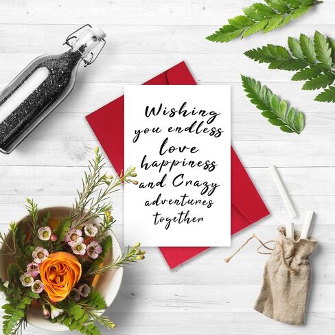 Funny Wedding Card for Bride Groom, Adult Humor Dirty Wedding Congratulations Card, Rude Engagement Gift for Friend, CONGRATS ON NO LONGER LIVING IN SIN in Kuwait