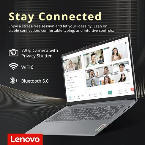 كمبيوتر محمول للألعاب Lenovo LOQ مقاس 15.6 بوصة 144 هرتز FHD، Intel i5-12450HX، Intel Arc A530M Graphics، 16 جيجابايت DDR5، 512 جيجابايت SSD، لوحة مفاتيح بإضاءة خلفية، كاميرا ويب، Wi-Fi 6، بلوتوث، Win 11 Pro، رمادي، مجموعة قاعدة إرساء 128 جيجابايت in Saudi Arabia