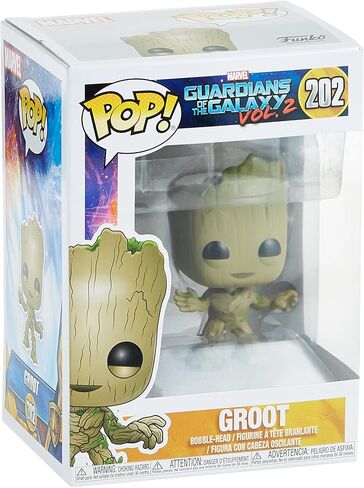 أفلام Funko Pop: Guardians of the Galaxy 2 Toddler Groot Toy Figure in Saudi Arabia