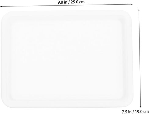 Angoily 4Pcs Food Grade Plastic Experiment Trays for School Activities Durable Mixing Palette for Painting Crafts and Sensory Play Random Colors in Saudi Arabia