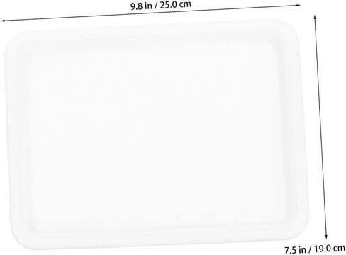 Gadpiparty 4Pcs Food Grade Plastic Activity Trays for Smooth Surface Experiment Art Trays for Crafts and Painting Random Colors in Saudi Arabia