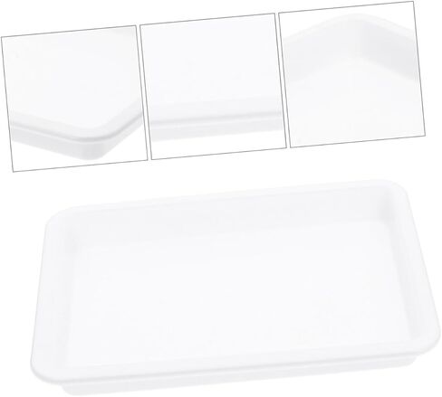 Gadpiparty 4Pcs Food Grade Plastic Activity Trays for Smooth Surface Experiment Art Trays for Crafts and Painting Random Colors in Saudi Arabia