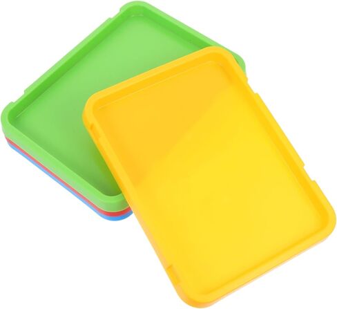 4Pcs Craft Paint Mixing Trays Versatile Watercolor Pigment Plates for Artists Students Easy to Clean for Oil Gouache Painting in Saudi Arabia