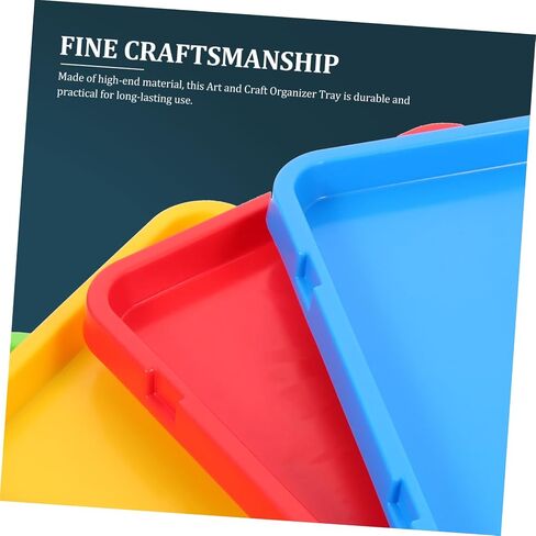 4Pcs Craft Paint Mixing Trays Versatile Watercolor Pigment Plates for Artists Students Easy to Clean for Oil Gouache Painting in Saudi Arabia