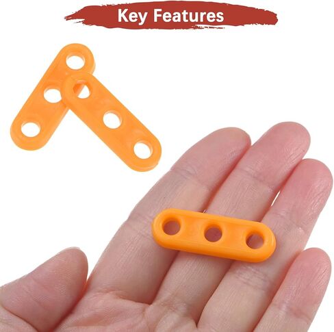 Plastic Cord Tensioners Rope Adjuster [30PCS] - Tent Rope Tensioners Use for Camping & Hiking & Picnic & Outdoor Activities - [Black-1.4IN] 3 Hole Line Wind Cord Buckle Fastener in Kuwait