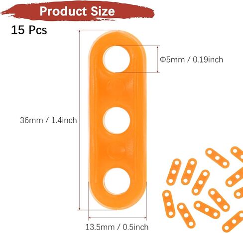 Plastic Cord Tensioners Rope Adjuster [30PCS] - Tent Rope Tensioners Use for Camping & Hiking & Picnic & Outdoor Activities - [Black-1.4IN] 3 Hole Line Wind Cord Buckle Fastener in Kuwait