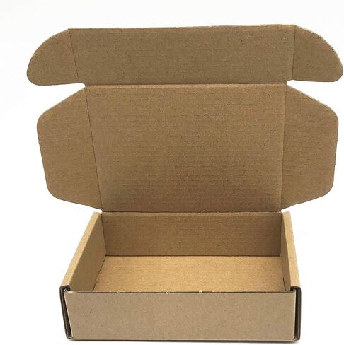 Small Cardboard Shipping Box Mailers 6x4x1.6 Inch Corrugated Packaging Storage Boxes 100 Pack (Inside Size: 5.3 x 3.8 x 1.5") in Saudi Arabia